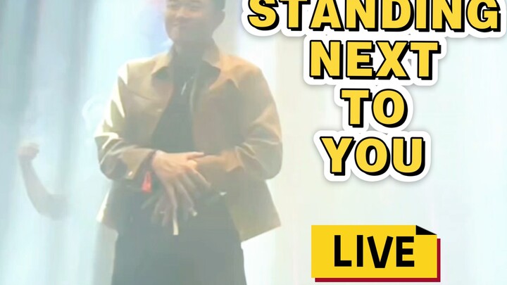 I was watching a friend's livehouse performance and was suddenly pulled up to dance Standing Next to