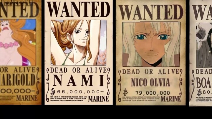 One Piece Bounty : All Woman Bounties