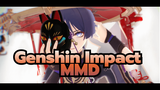 [Genshin Impact MMD] Scaramouche's Odori at the Begining!