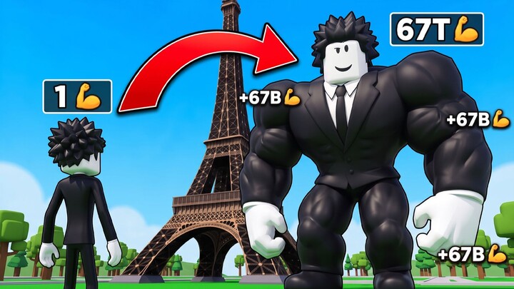 Setiap langkah yang aku ambil, aku bisa bertambah besar dan kuat! ROBLOX