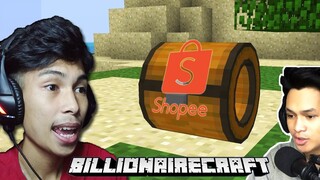 Billionaire Craft #8 - Don Brix May Delivery ka Galing Shopee!! | (Filipino Minecraft SMP)