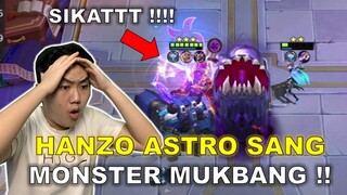 HANZO ASTRO SANG MONSTER MUKBANG !! SEMUA MUSUH HABIS DIMAKAN HANZO ! COMBO MAGIC CHESS TERKUAT 2023