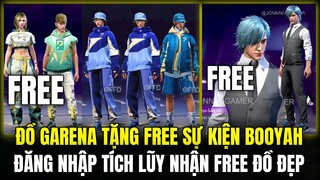 Những Gói Đồ FREE Cực Đẹp Sự Kiện Ngày Booyah Mới, Đăng Nhập Tích Lũy Nhận Gói Đồ Đẹp | Free Fire