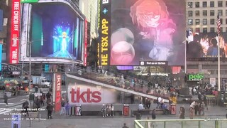 【灰原哀】越南哀粉给灰原哀投的纽约时代广场的大屏-除夕晚-20240210
