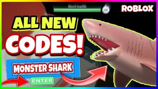 ALL *NEW* WORKING CODES in SHARKBITE 2020! Monster Shark [ROBLOX]