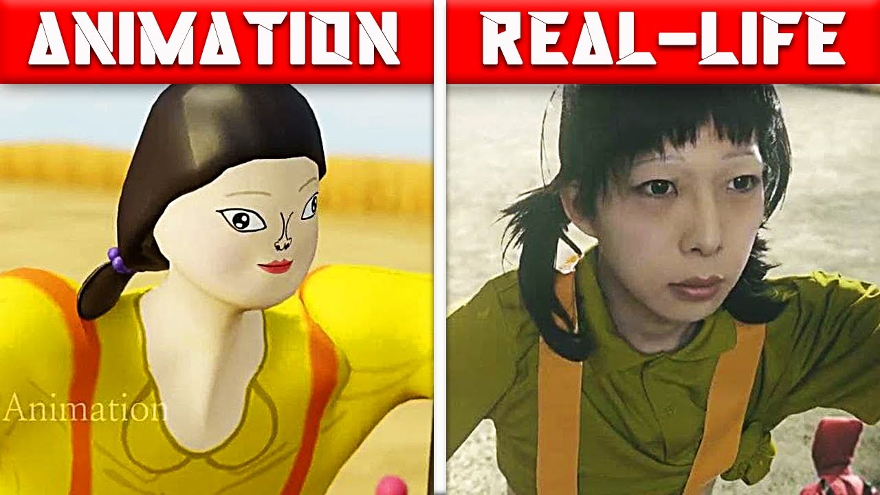 Pro Squid Game Players be like: [Animation VS Real Life] Kotte Animation -  Bilibili
