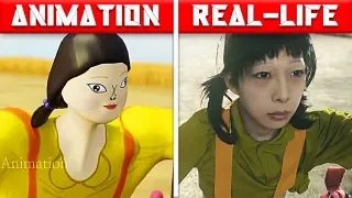 Pro Squid Game Players be like: [Animation VS Real Life] Kotte Animation