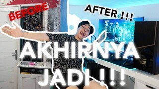 Makeover kamar kecil jadi futuristic! + MODE GAMING