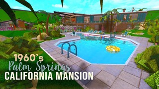 1960's Palm Springs California Mansion | Tour in Bloxburg