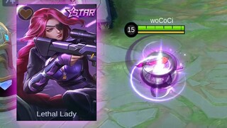 NEW SKIN LESLEY | LETHAL LADY | APRIL STARLIGHT SKIN 🟢 MLBB