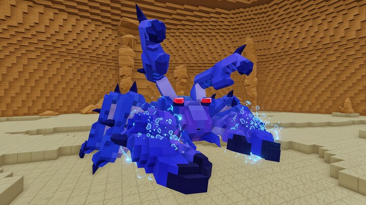 【Xiami】تحدّي ملك الشواطئ: سلطعون عملاق من العصور القديمة! Ark: Blocky الحلقة 22