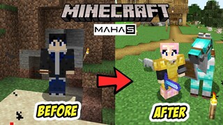 DULU MISKIN SEKARANG KAYA, KAYA MONYET - perbandingan MINECRAFT SERVER MAHA5