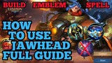 How to use Jawhead guide & best build mobile legends ml 2020