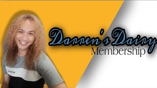 Membership UPDATE - THANK YOU SOR TRUSTING ANS SUPPORTING DARRENS DIARY