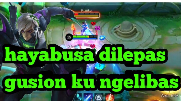 hayabusa di pick musuh gusion ku merapuh