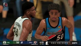 NBA HIGHLIGHTS: BUCKS VS THUNDER Full Game Highlights I October 10, 2021 I NBA2k 2021