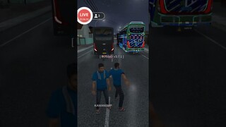 supirnya gabut geysss 🤣 - bus simulator Indonesia #video #shorts #bussimulatorindonesia #bussid