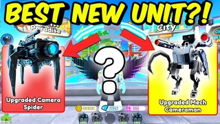 UPGRADED Camera SPIDER in Toilet Tower Defense! #roblox