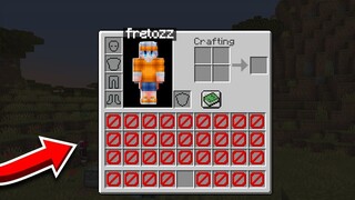 เมื่อ!! มีช่องเก็บของ 【เพียงช่องเดียว】ในมายคราฟ (Minecraft One inventory)