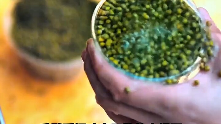 Menjual sup kacang hijau seperti ini