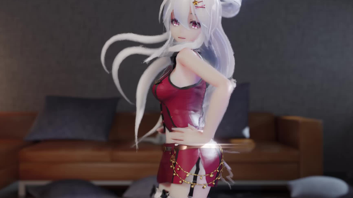 [MMD·3D]Yowane Haku in white hair - What is Love