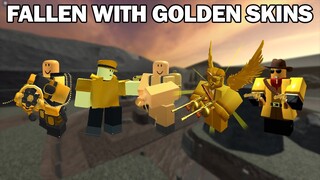 Fallen with Golden Skins | Tower Defense Simulator | ROBLOX