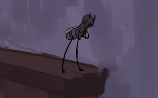Mosquitoes at night# Personification