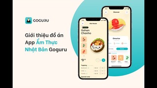 Đồ án Thiết kế giao diện App | App Ẩm thực Nhật Bản Goguru | Arena Multimedia