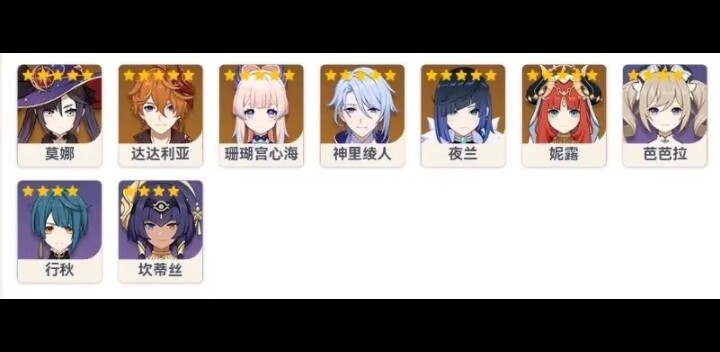 Những nhân vật hệ Thủy từng ít ỏi nhất giờ đây còn nhiều hơn cả nhân vật hệ Nham!