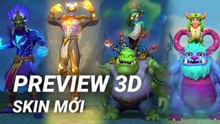 Tốc Chiến | Preview 3D 4 Skin Mới Nunu và Brand | Yugi Gaming