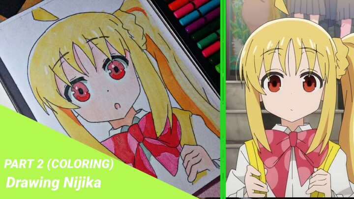 Next part drawing Nijika Ijichi dari anime Bocchi the rock😍Part 2/2 [COLORING]