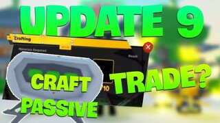 #2 THÔNG TIN UPDATE 9 - CRAFT PASSIVE, TRADE? || ANIME FIGHTER SIMULATOR
