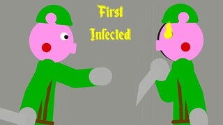 First infected of the Outpost (What happened to them?) - Stick Nodes Roblox Piggy