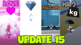 Blox Fruit || Update 15 || Trái Love, Diamond, Falcon, Kilo Sẽ Là META Game?