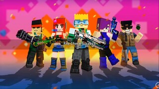 Minecraft game shooting game