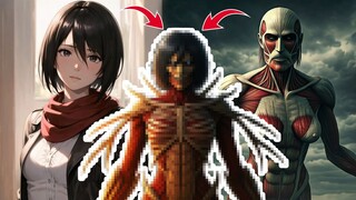 Gua Buat LEVI, MIKASA, ERWIN SMITH, dan GABI menjadi TITAN Begini Hasilnya !!! W_Art X RWPP ART