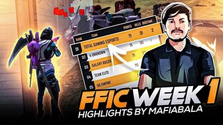 FFIC WEEK1 HIGHLIGHTS || TOTAL GAMING ESPORTS || MAFIABALA