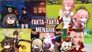 Fakta Menarik Karakter Genshin Impact | Klee | Zhongli | Fischl | Yae Miko | Hu tao | Genshin Impact