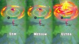 Exorcist Kagura Skin in Different Graphics Settings | MLBB Comparison