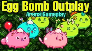 Axie Infinity Egg Bomb Outplays | 2 Amazing Builds for 2K MMR | BRP and BPP Arena Gameplay (Tagalog)