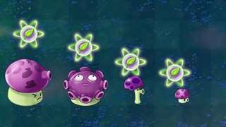 Plants vs Zombies - 99 Fume Shroom Scaredy Shroom Gloom Shroom Puff Shroom กับซอมบี้