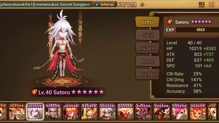 Skill Homunculus ( Attack ) Element Fire - Summonerwars