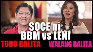 SOCE NG PRESUMPTIVE PRESIDENT BBM VS LENI ROBREDO| MR. RIYOH NEXT CHAPTER ™