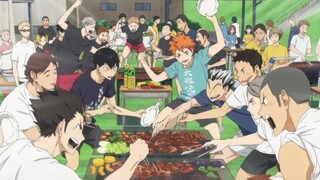 The fun barbecue party of Karasuno, Fukurodani and Nekoma, Karasuno Vs Ohgi Minami