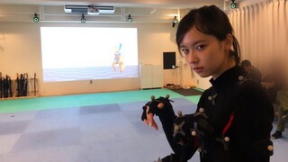 Kato Konatsu tries motion capture for the first time for the movie "Dance, Mita!"