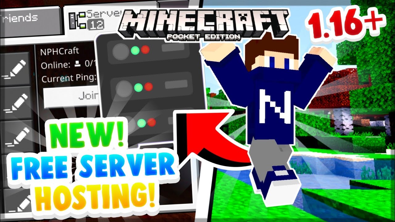 Free 24/7 Server  How to Create Server in Minecraft PE 1.17 