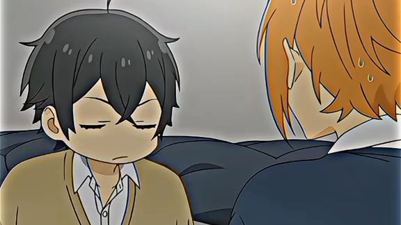 Hori and Miyamura watch scary movie #fyp #anime #horimiya #foryou