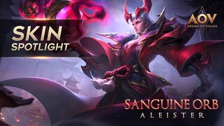 Aleister Sanguine Orb Skin Spotlight - Garena AOV (Arena of Valor)