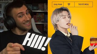 HIII 🥰🤗 BTS X MCDONALDS JUNGKOOK TEASER PHOTO REACTION