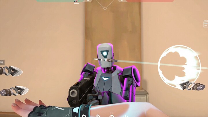 Khi luyện tập môn số 1 trên trường bắn Jiefeng, phát hiện một robot biết né đường đạn bắn đầu 🤖